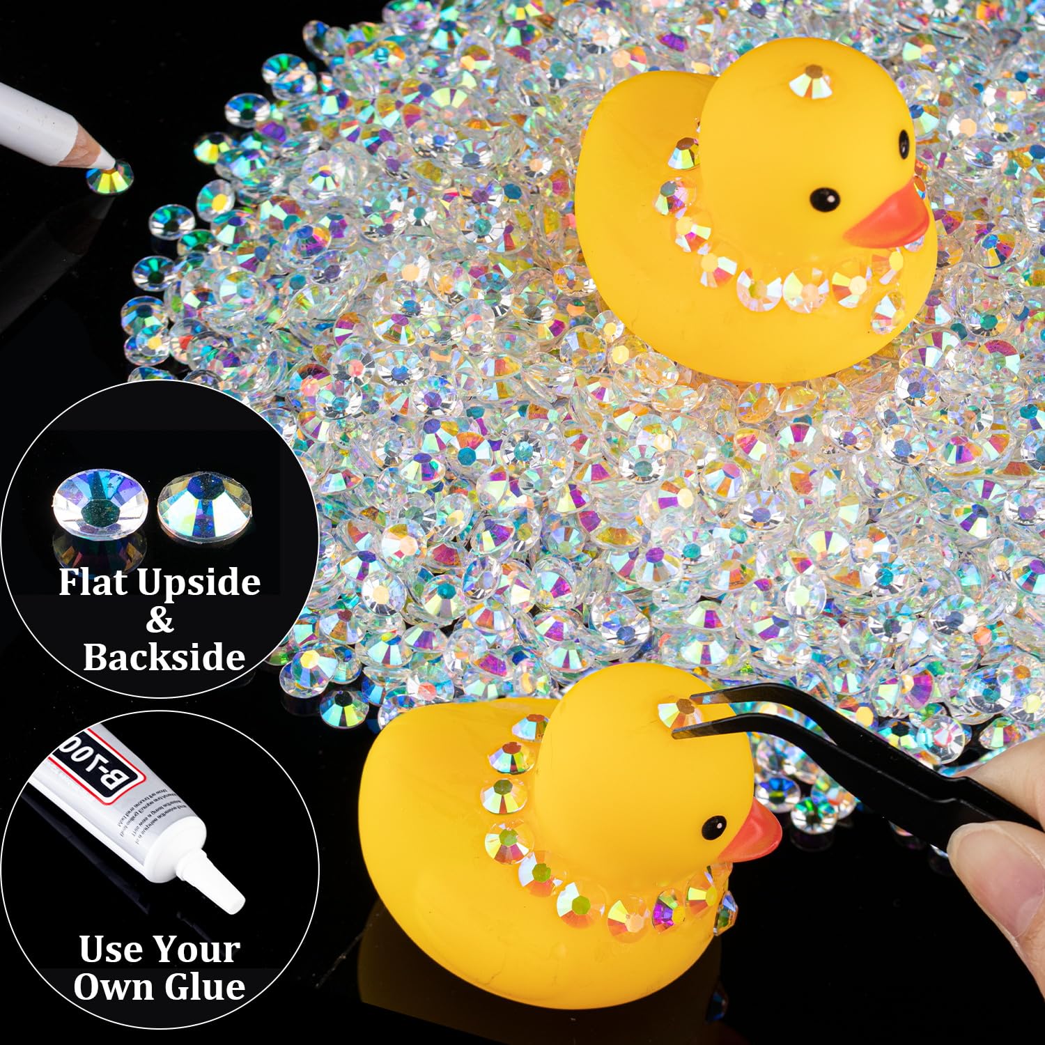 Ideales para decorar zapatos, tazas, botellas y fundas.