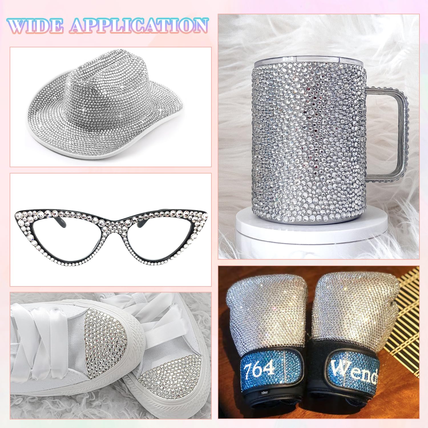 BELLEBOOST Kit completo para manualidades, ropa y scrapbooking con acabado profesional