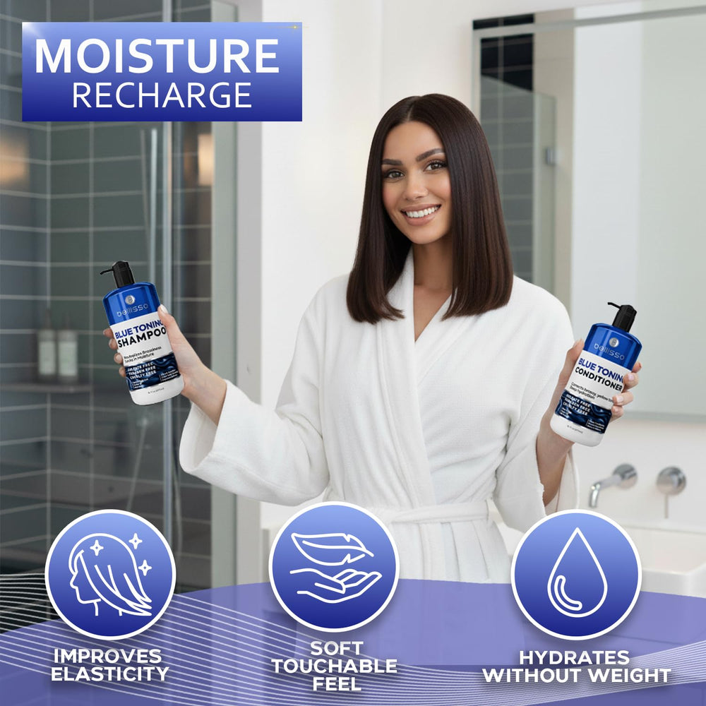 Bellisso fórmula sin sulfatos, cuida sin irritación y protege el color