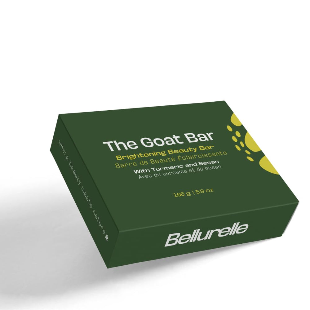 Bellurelle barra facial y corporal de cabra, empaque práctico para piel sensible