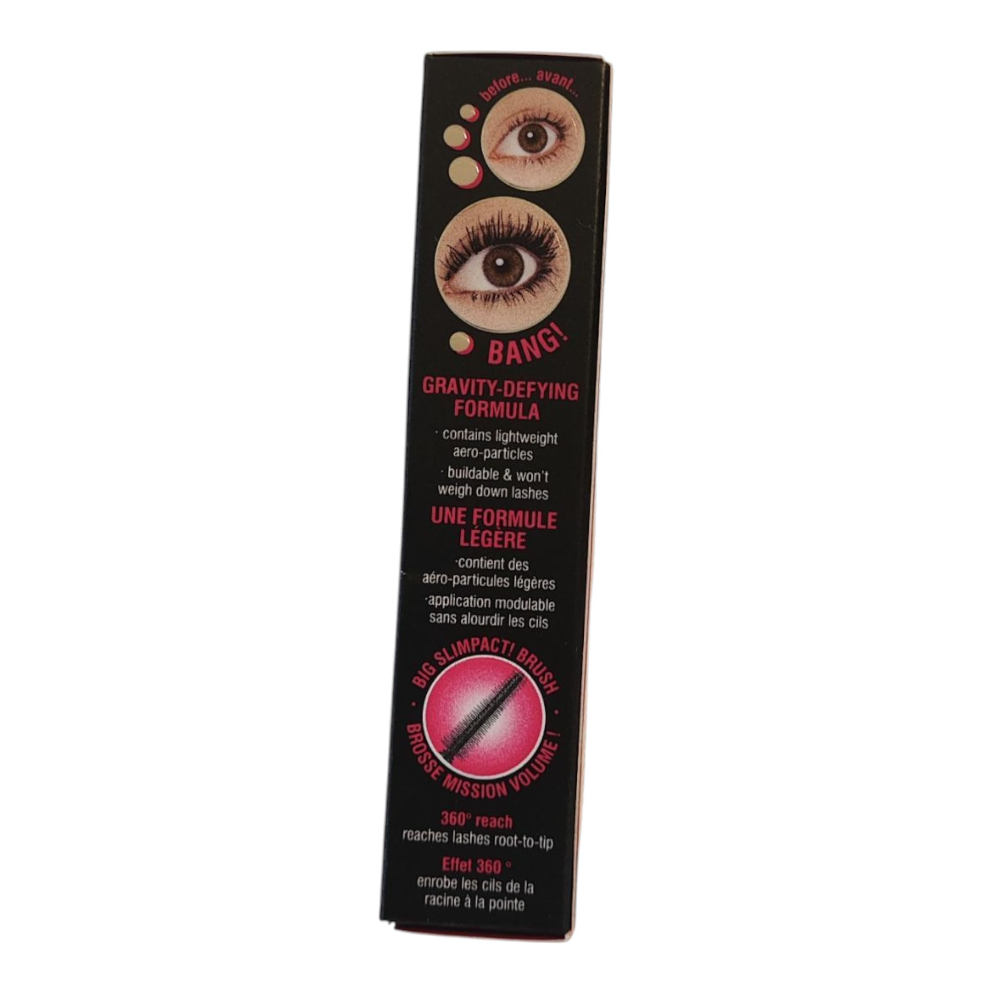 Benefit Bad Gal Bang: volumen intenso y alcance 360 desde la raíz.