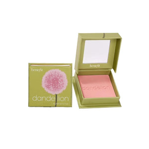 Beneficio Dandelion rubor Baby-Pink, embalaje elegante y color suave para maquillaje diario