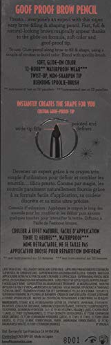 Benefit Goof Proof Brow Pencil con spoolie integrado para difuminar.
