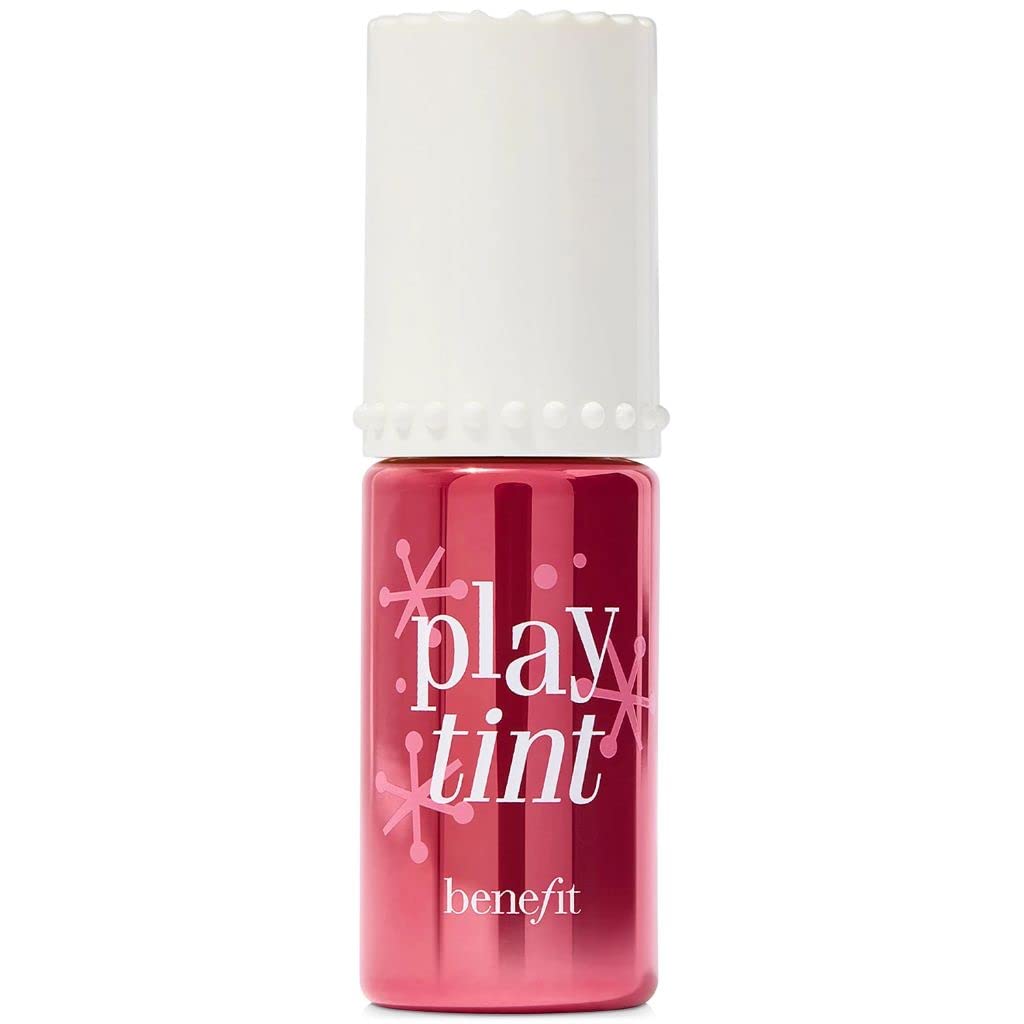Benefit Playtint: botella rosa limónada con color duradero para labios