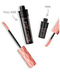 Benefit Roller Lash mascara mini para viaje, rizo portátil y acabado definido