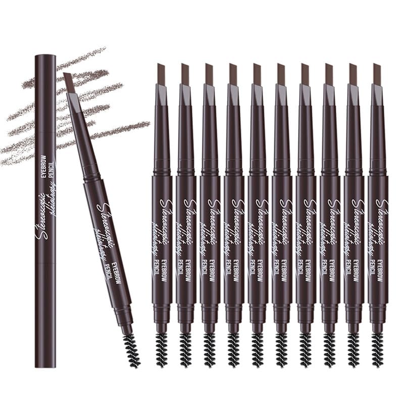 Berinist cejas lapiz dual delineado define la forma con precision para un look natural.