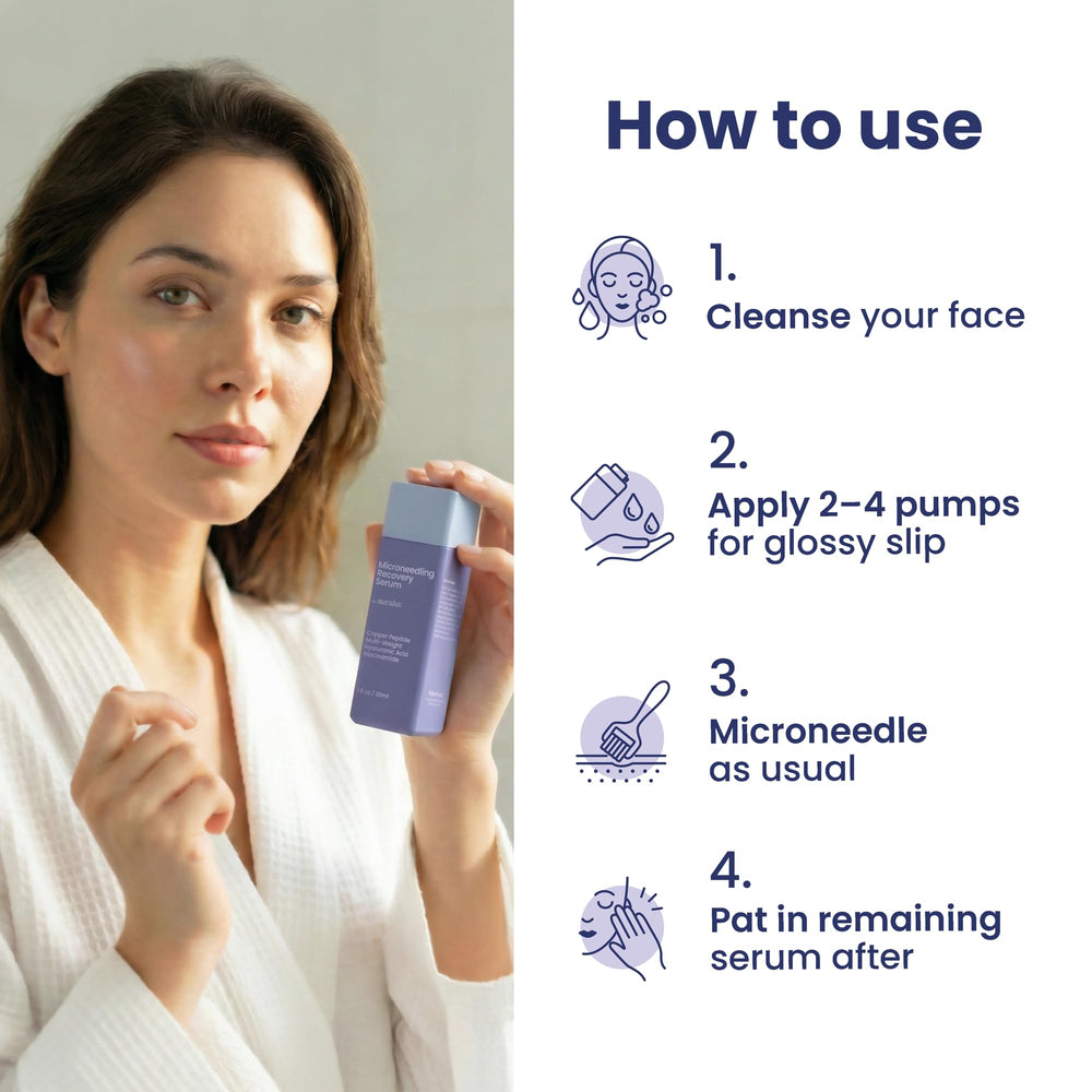 Berkland Auralux Serum: activa la calma y reduce la irritación post-tratamiento.