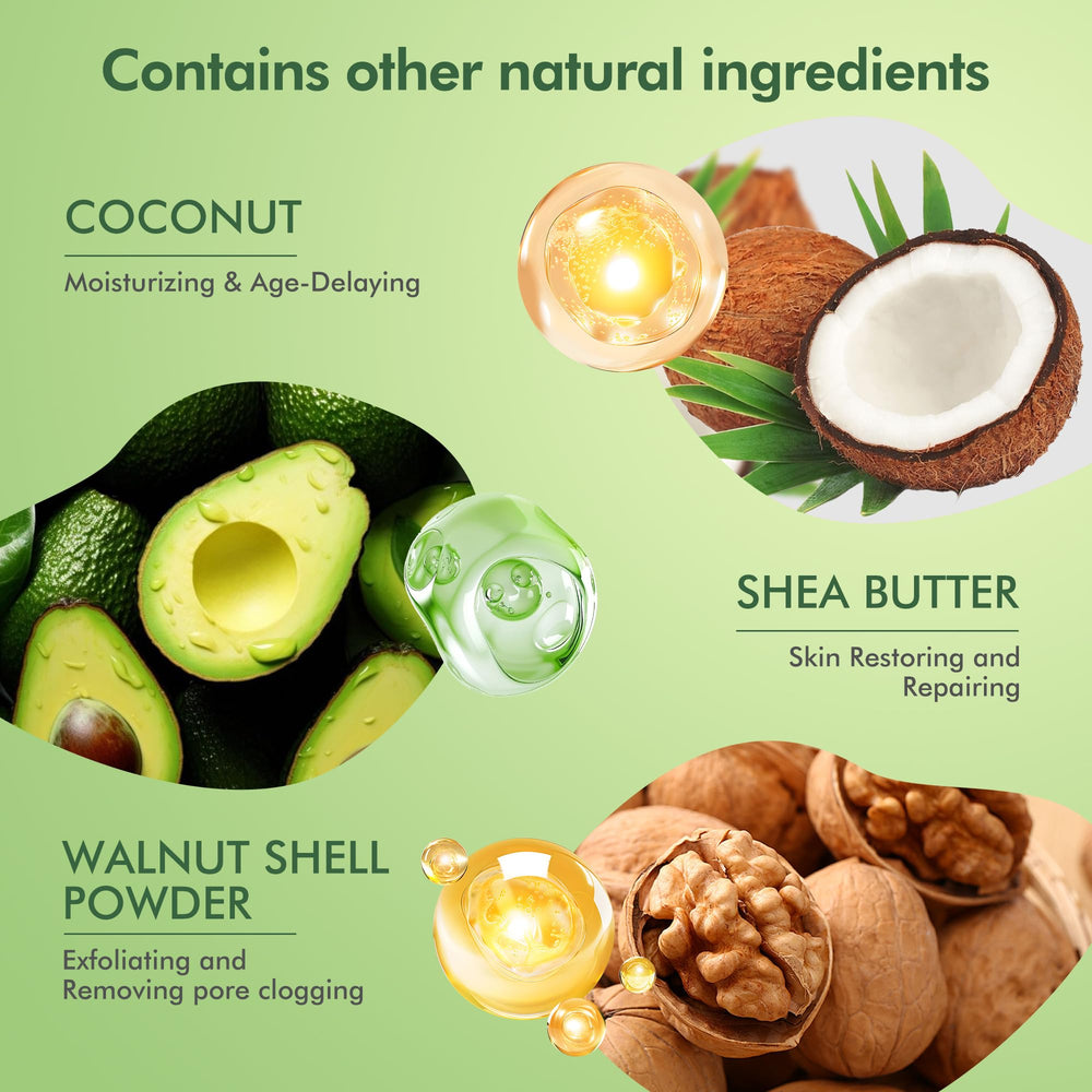 Berlaney exfoliante karité coco para el cuerpo deja la piel suave.