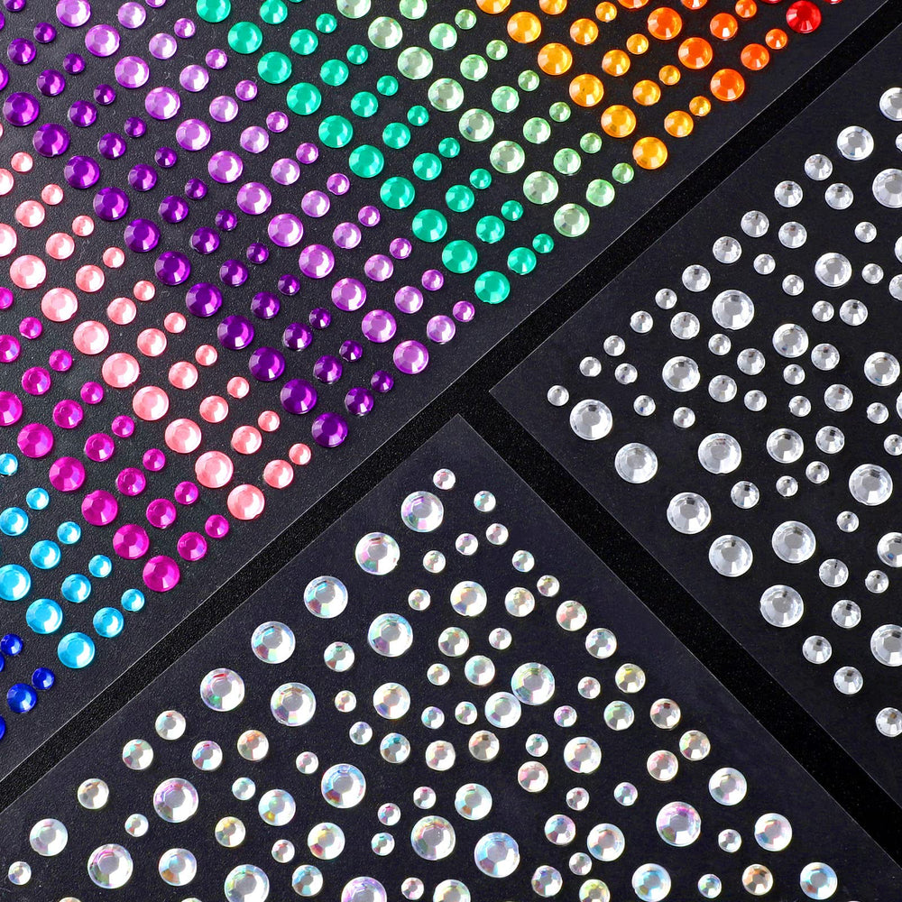 Diamantes AB BESARME para ojos y cuerpo, efecto multicolor