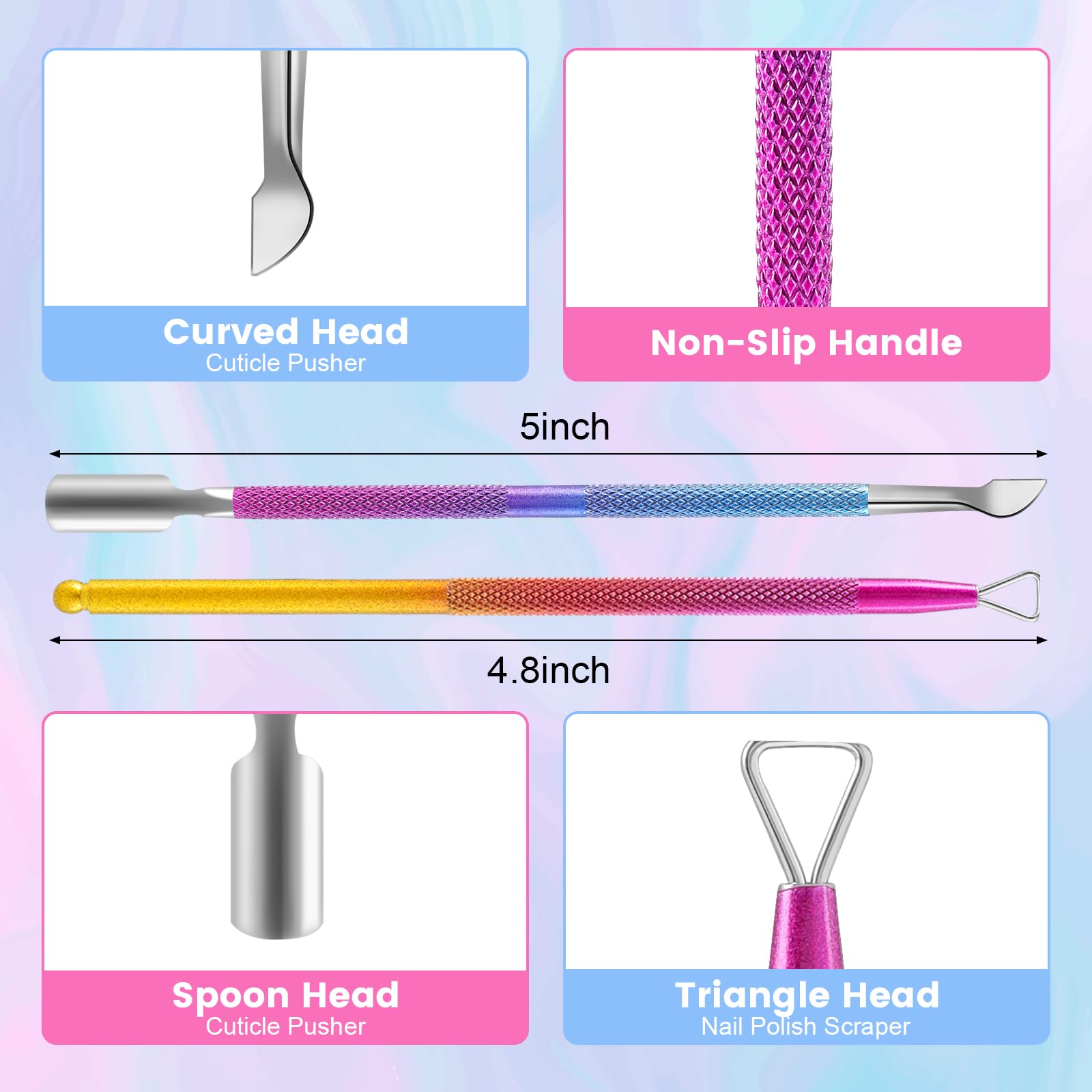 Besnel conjunto herramientas para manicura en casa.