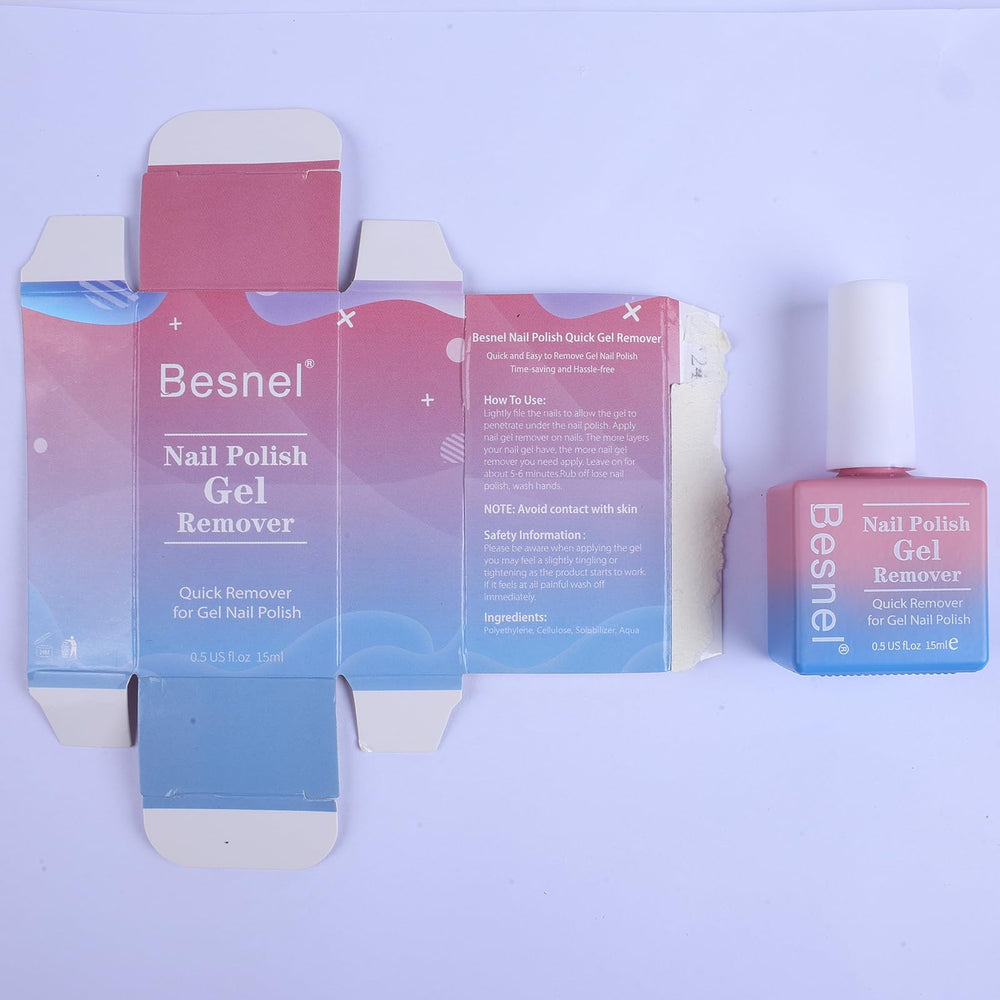 Besnel empuja cutículas de doble extremo para cuidado preciso.