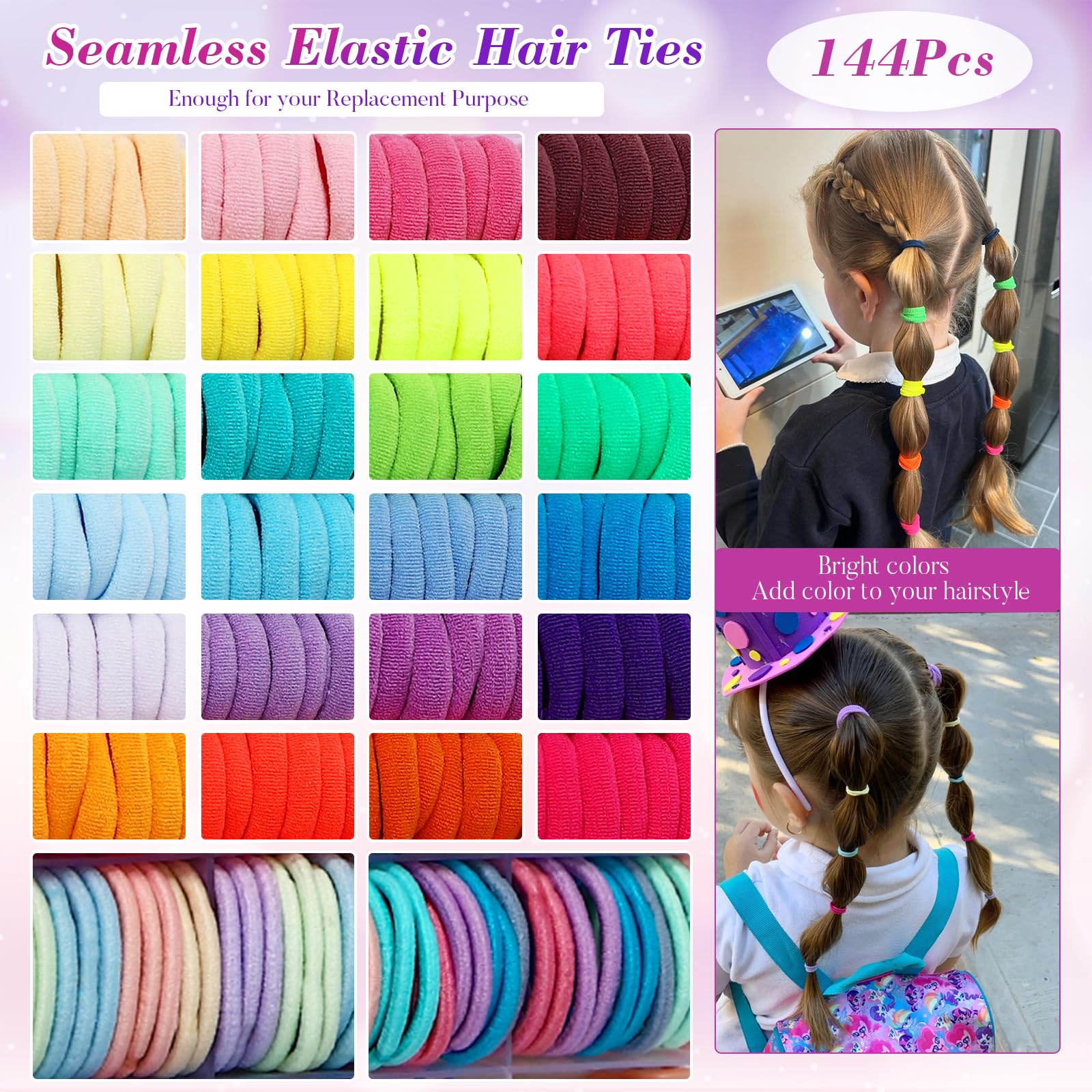 Gomas gruesas Bessrung en colores brillantes para estilos duraderos