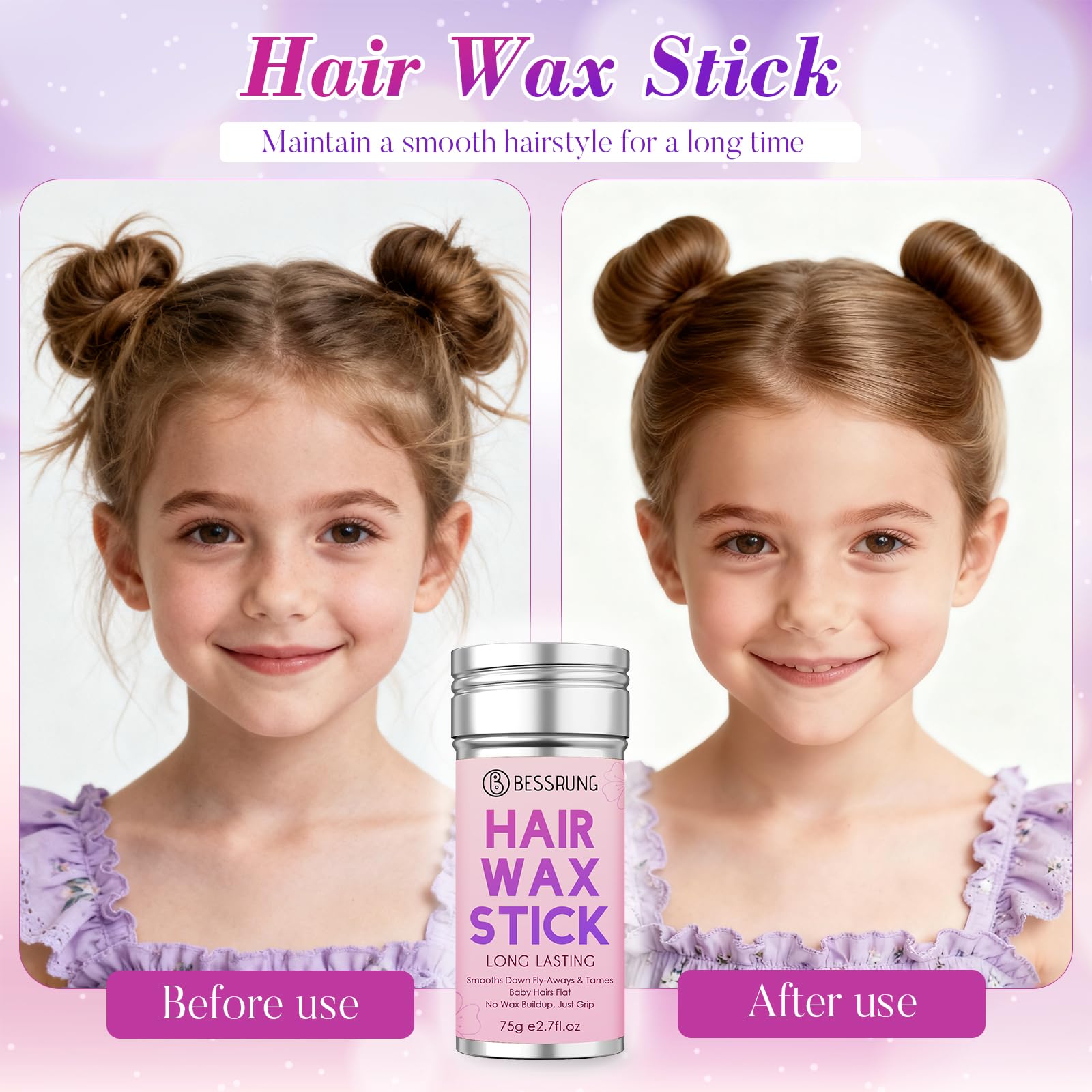 Wax stick Bessrung para domar frizz y fijar mechones