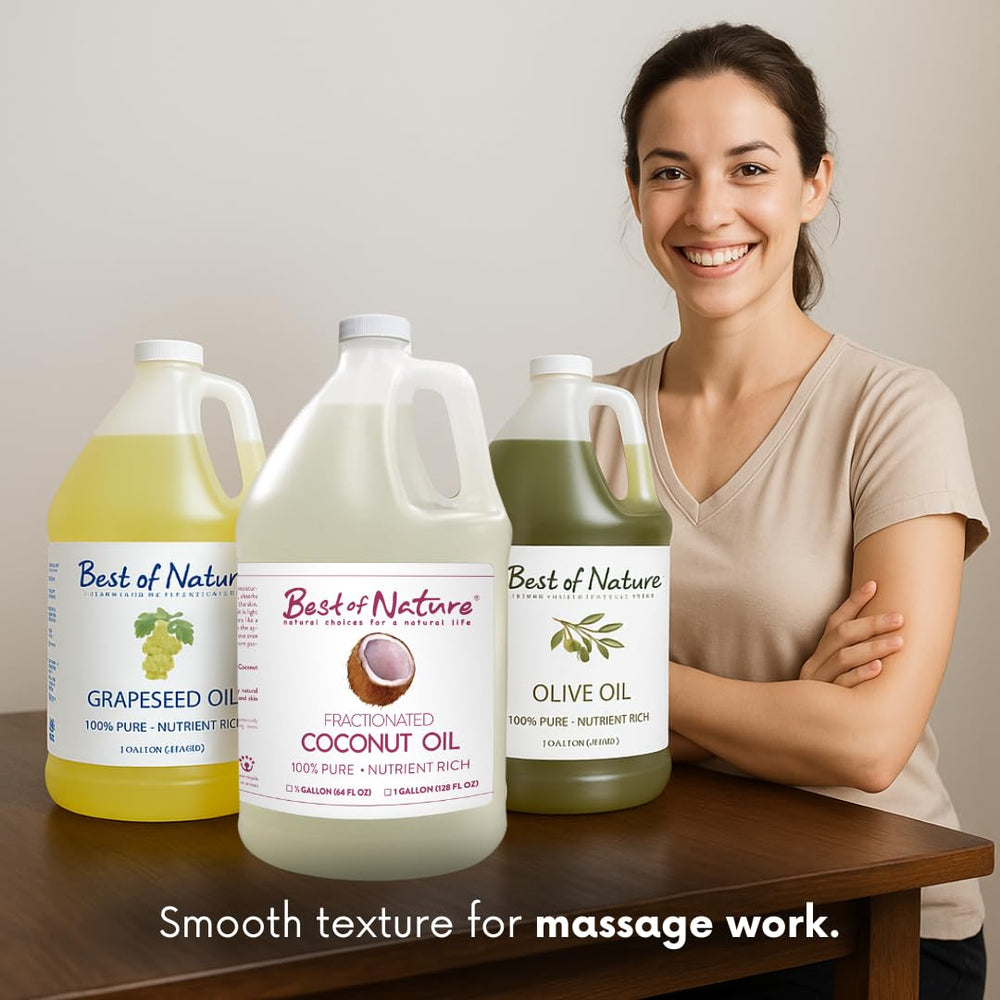 Best of Nature Aceite coco fraccionado, hidratación diaria para cuerpo y rostro.