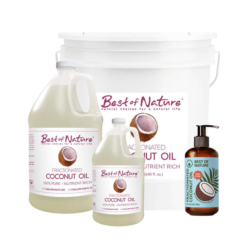 Best of Nature Aceite coco fraccionado, acondicionador suave para cabello.