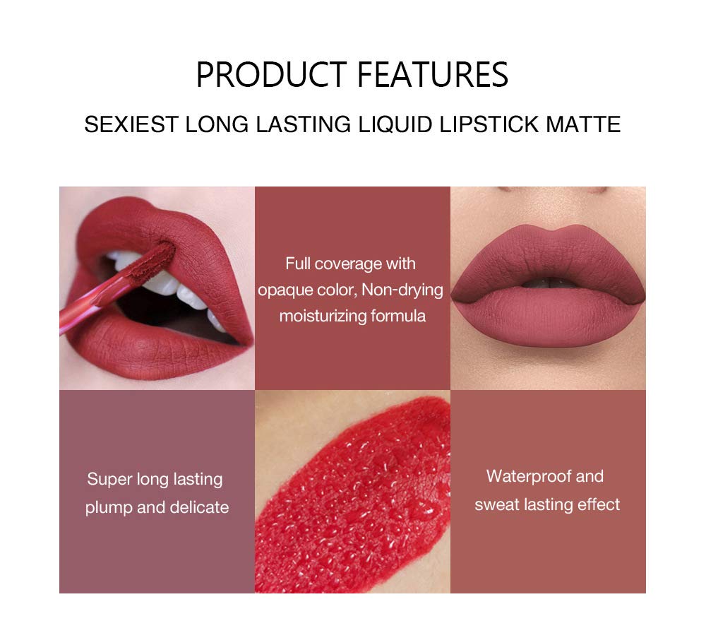 BestLand Conjunto A: aplicador-labial suave para una aplicación precisa.