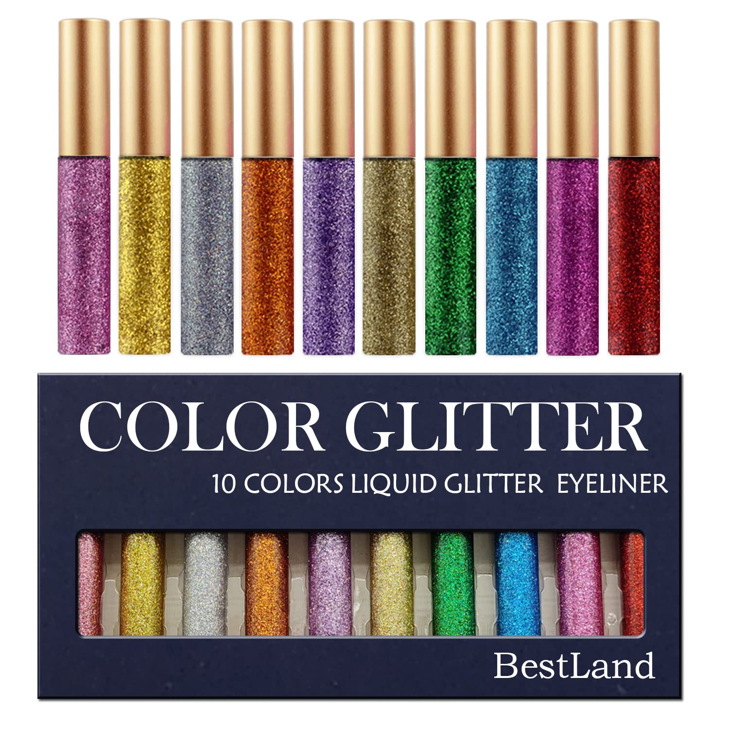 BestLand maquillaje para fiestas con 10 colores creativos
