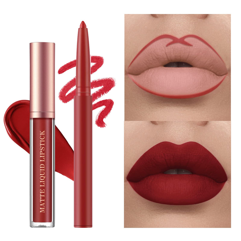BestLand textura cremosa labiales Set E, deslizamiento cómodo y pigmentación uniforme.