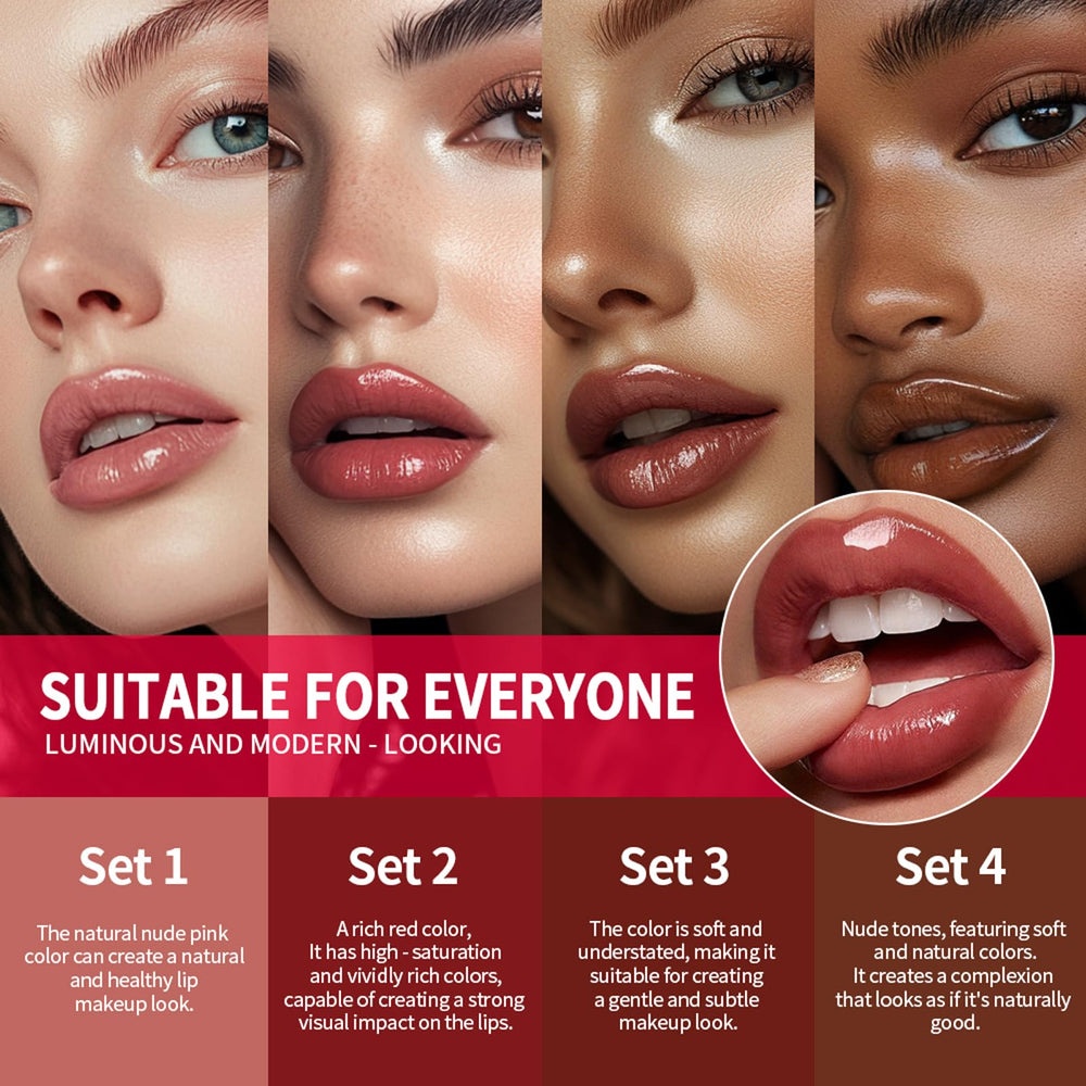Uso diario con tono rosados suaves para labios naturales.
