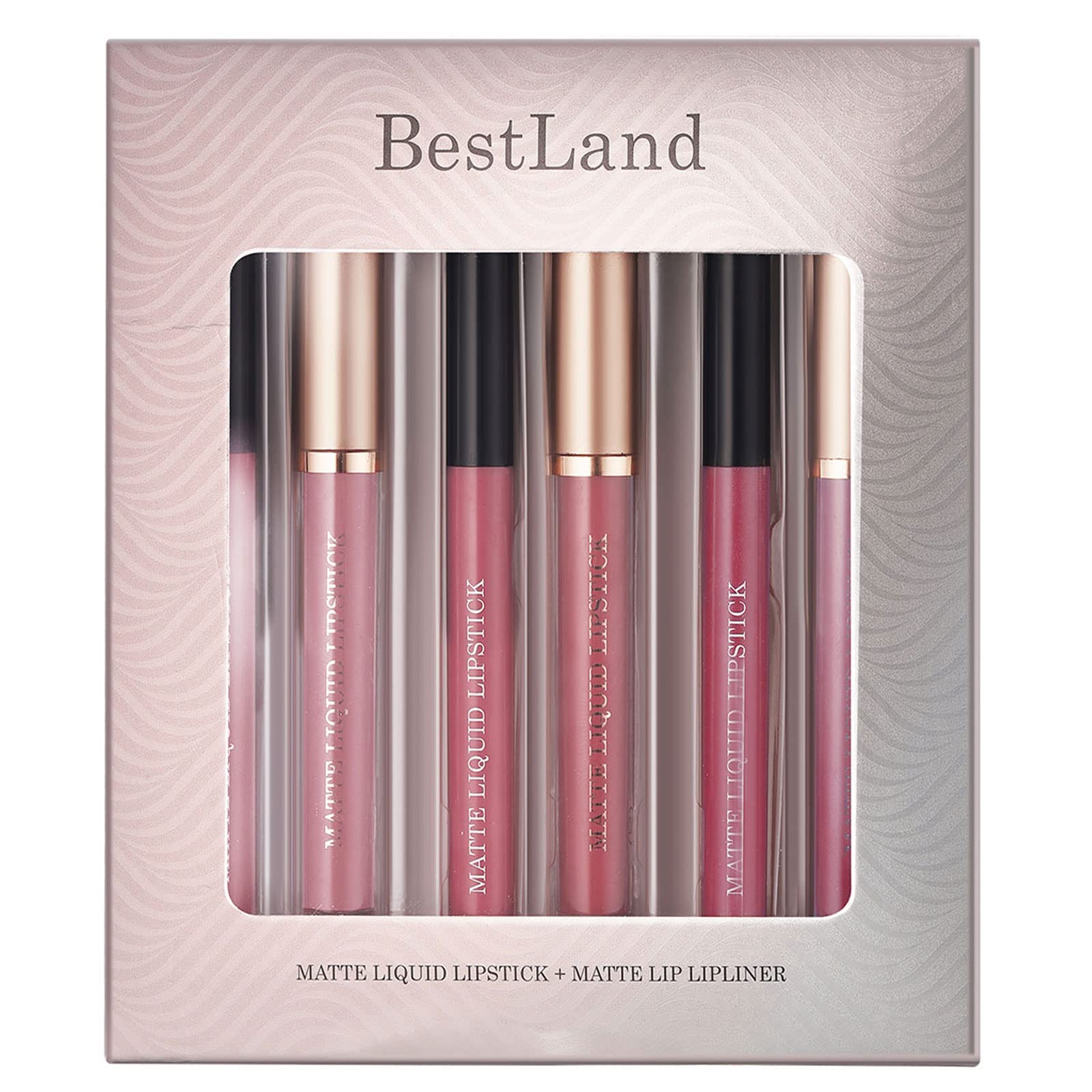 BestLand uso diario Set E maquillaje labial, ideal para oficina y citas.