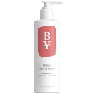 Better Not Younger Wake Up Call Acondicionador Volumizante, botella, añade cuerpo al cabello.
