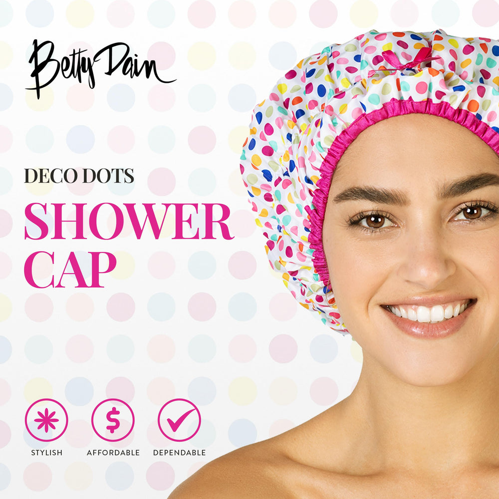 Gorro de ducha Betty Dain de talla grande protege todo el cabello