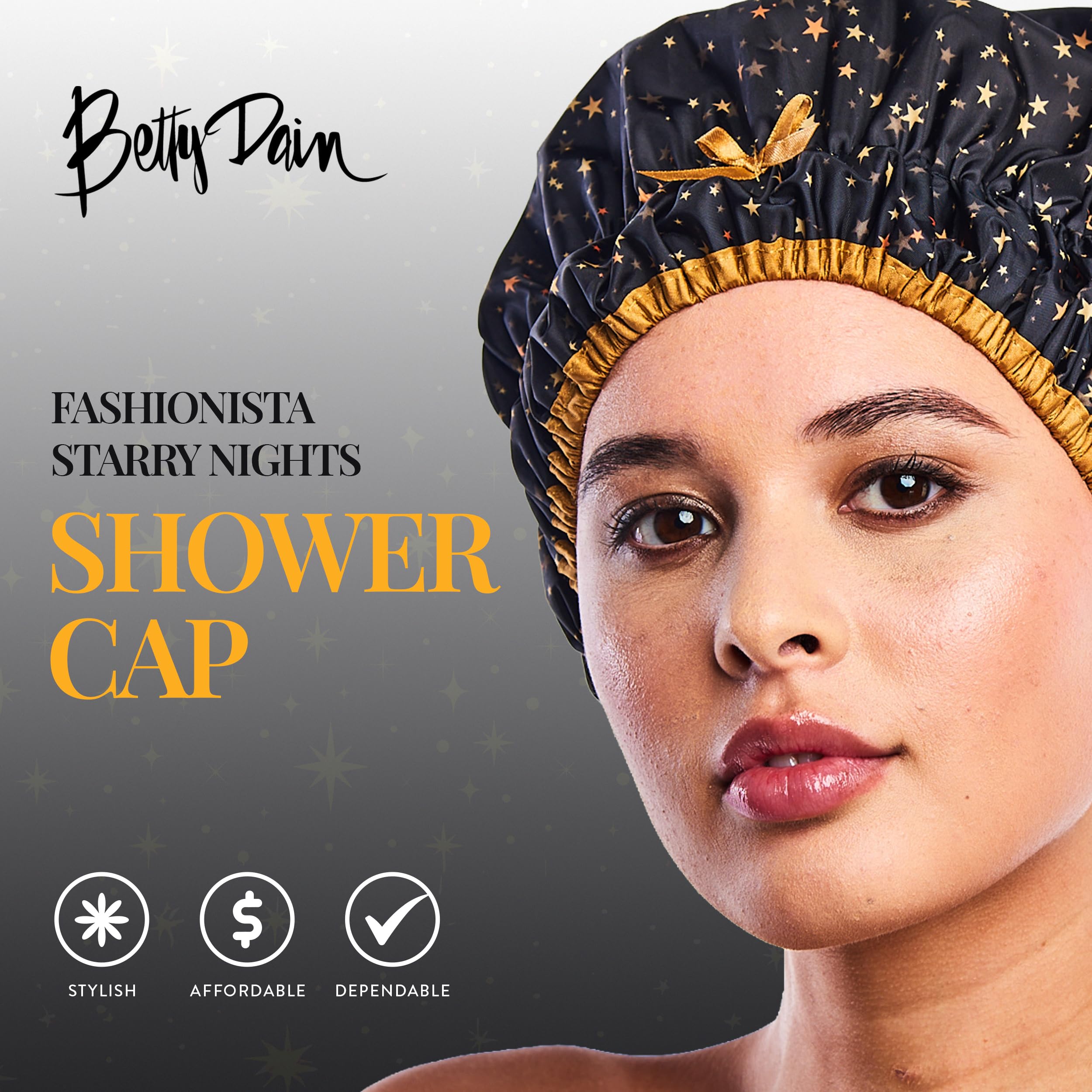 Gorro Betty Dain con forro PEVA, protección impermeable y lavable a máquina