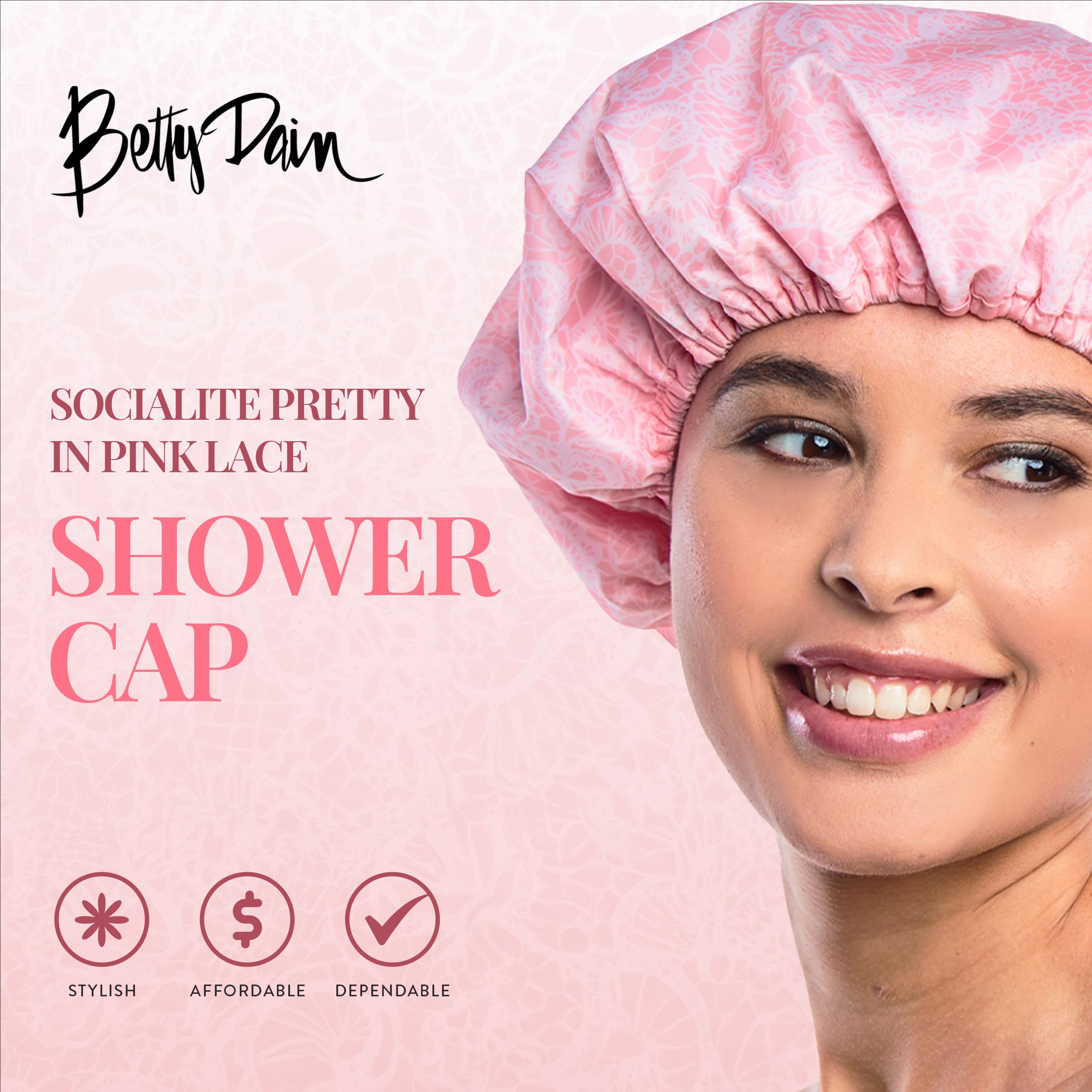 Betty Dain Socialite cap: forro de terry absorbente para mayor comodidad.