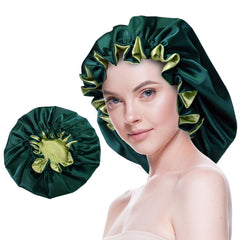 Beutyme gorro satén dormir, vista frontal suave y cómoda