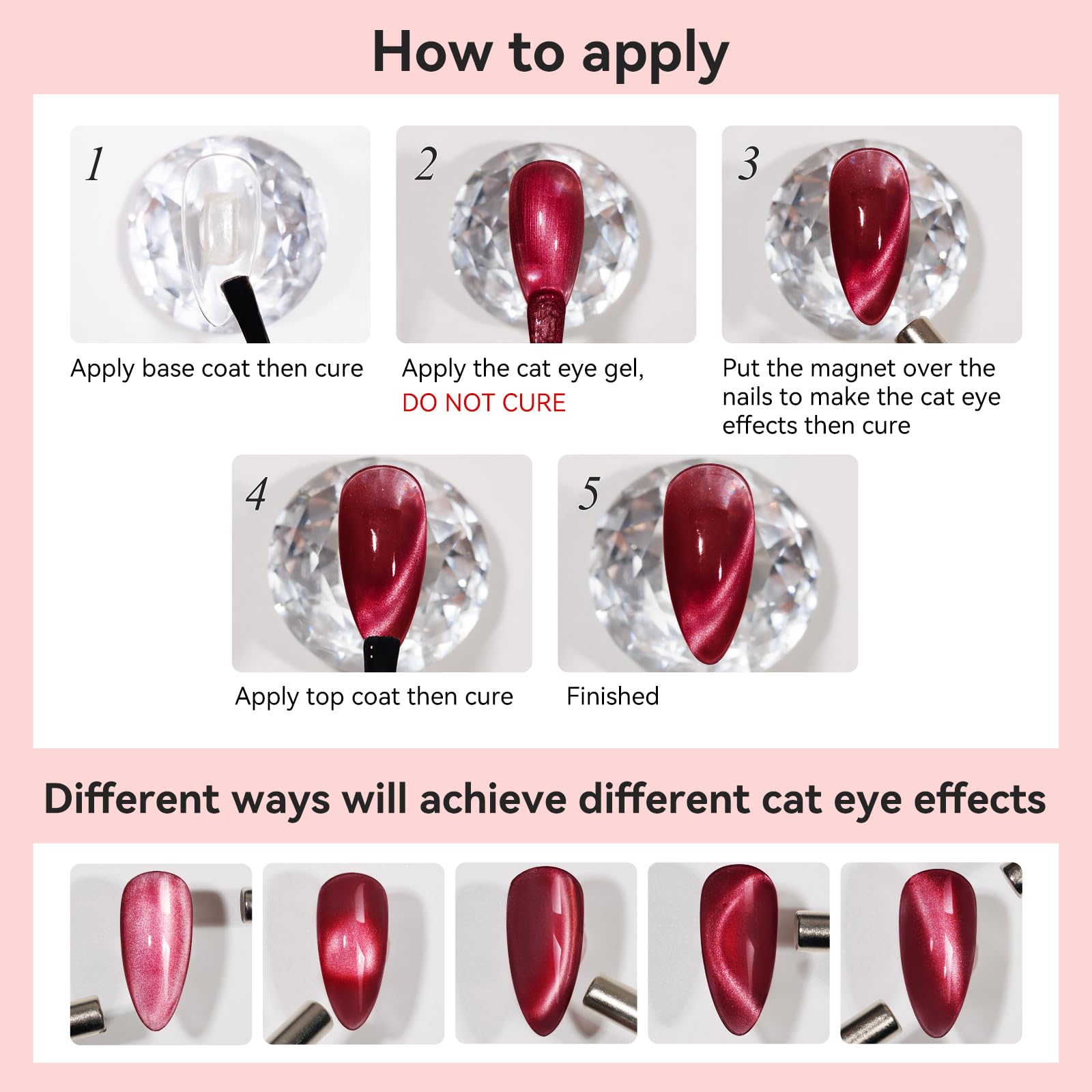 Bevimee Cat Eye para casa: acabado espejo en tus uñas.