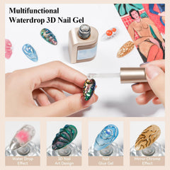 Bevimee Gel Uñas, flores simples para motivos sutiles.