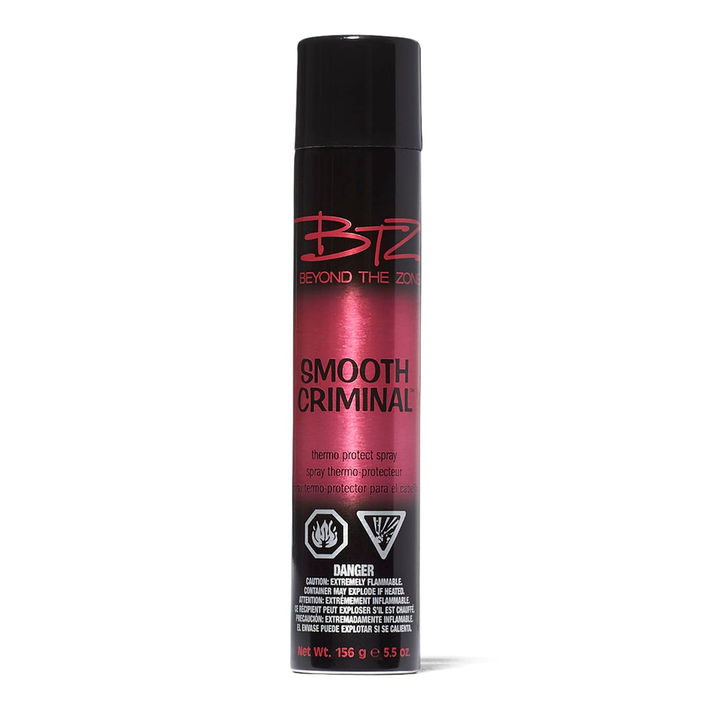 Beyond the Zone Thermo Protect Spray, botella-detalle: protección térmica y brillo para el cabello.