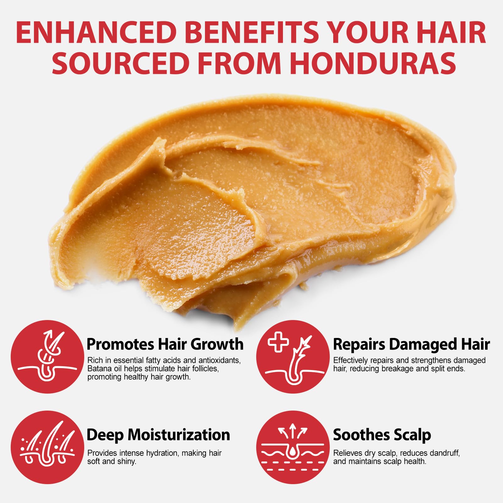 BHMSHY Batana aceite para cabello saludable y suave.