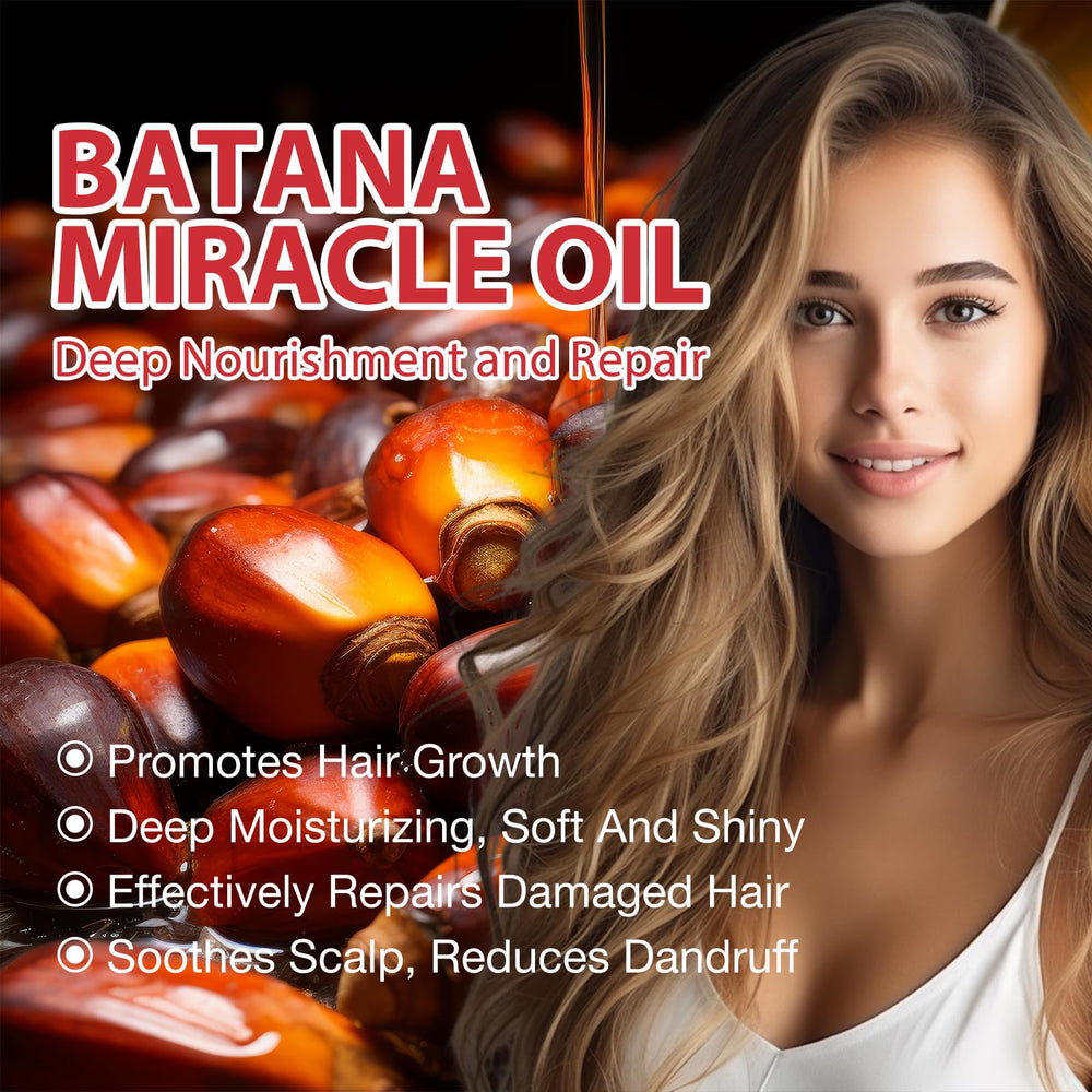 BHMSHY Batana aceite, masaje suave para cuero cabelludo.