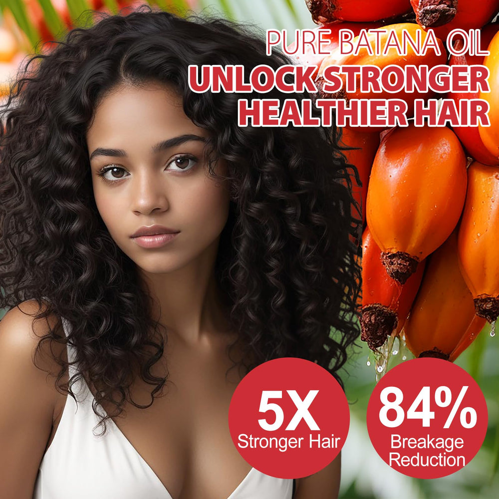 BHMSHY Batana aceite para cabello, brillo visible tras uso regular.