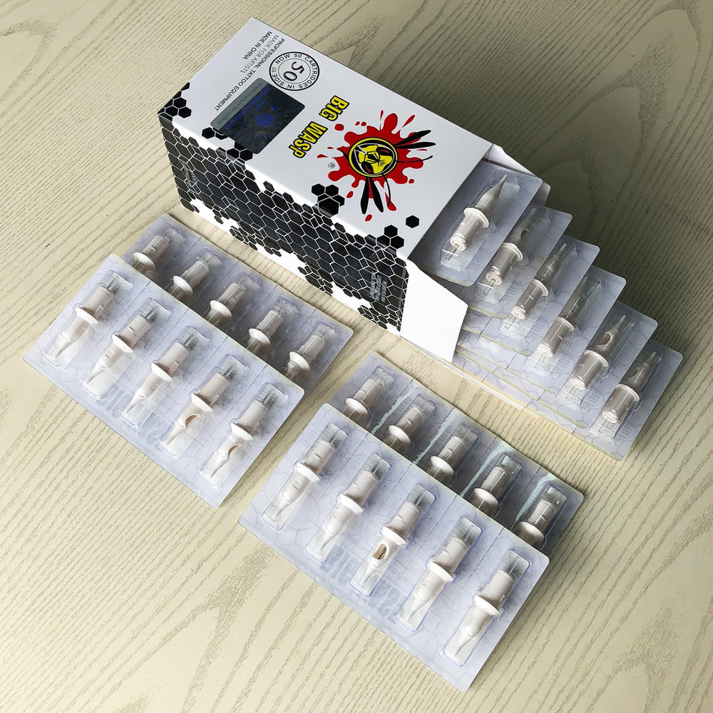 Aguja BIGWASP RL 1211RL, útil para líneas más gruesas y rellenos controlados