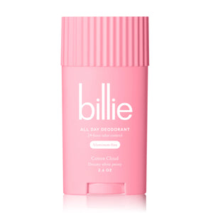 Billie All Day desodorante en bote para una aplicación rápida y suave.