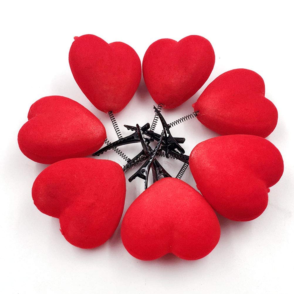 BinaryABC pinza corazón rojo complemento colorido para cumpleaños y celebraciones