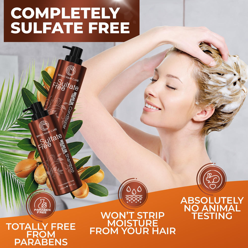 BINGO HAIR CARE brillo deslumbrante, textura sedosa en el cabello.