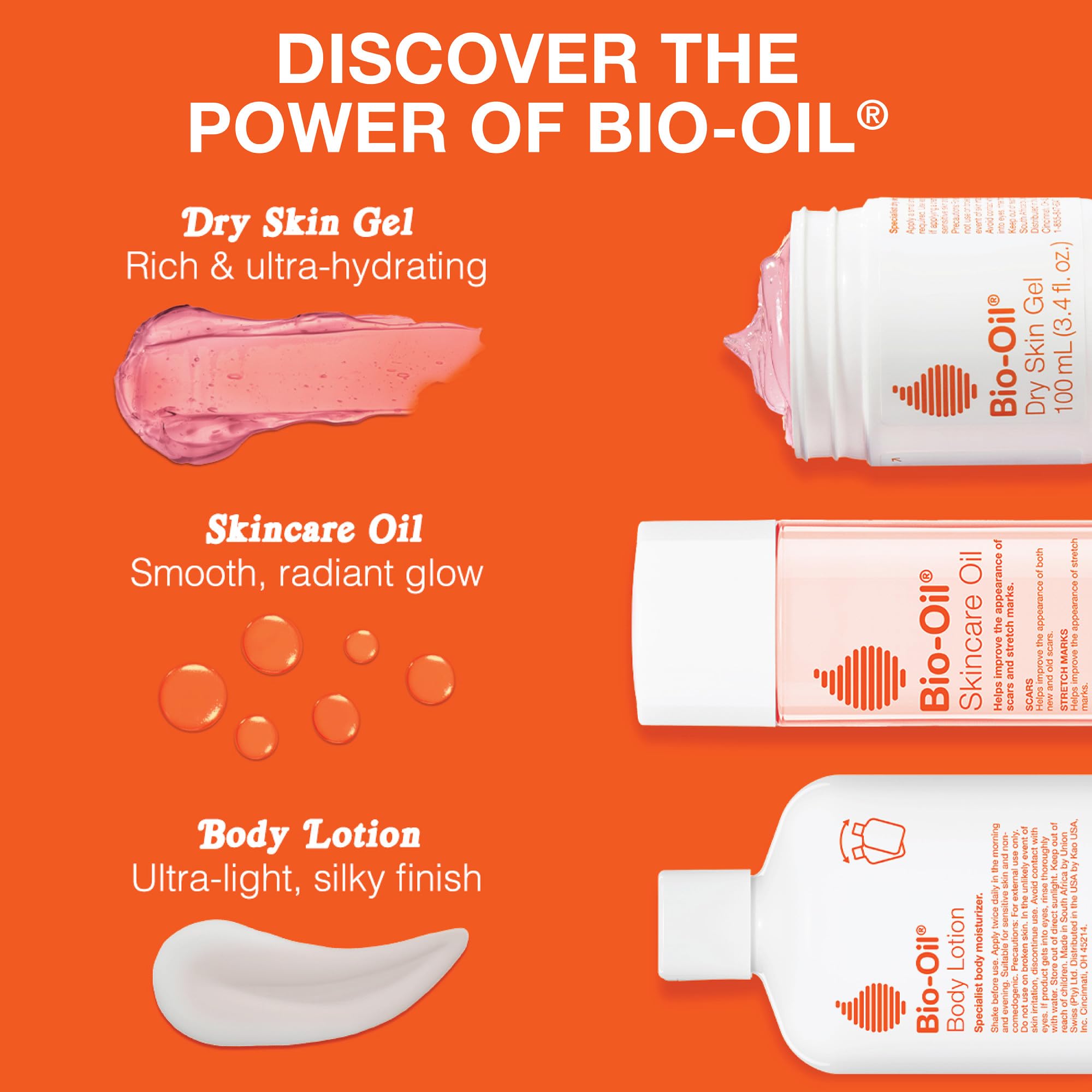 Bio-Oil cuidado facial diario para una piel suave.