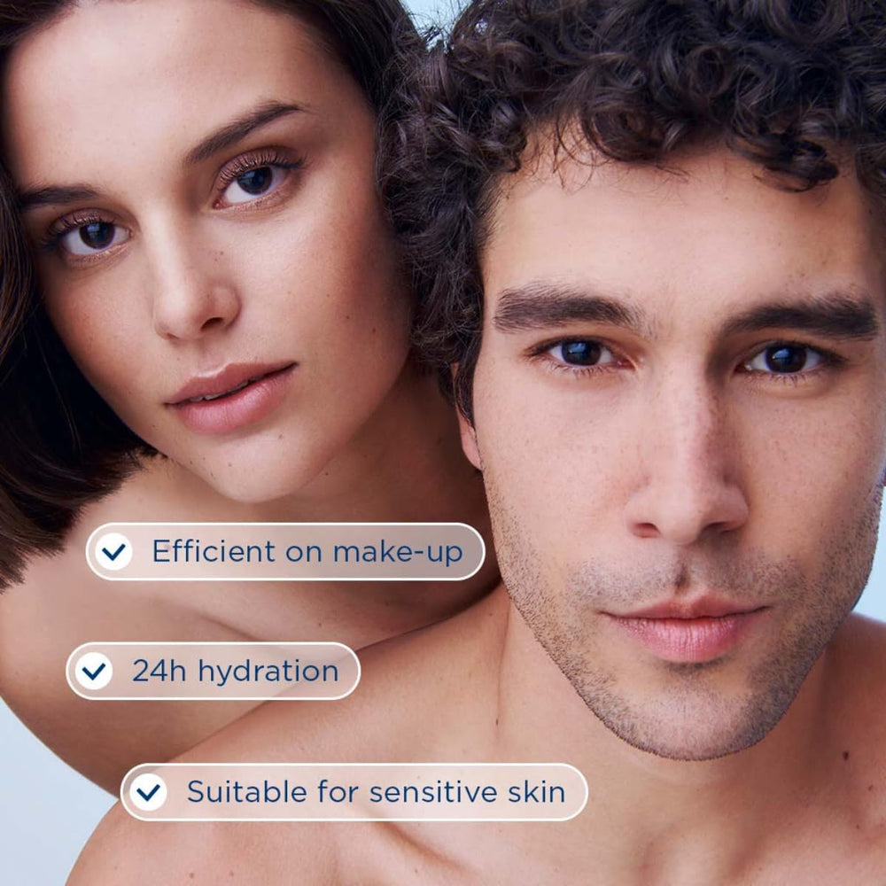 Bioderma Hydrabio tecnología micelar, limpieza eficiente sin frotar.