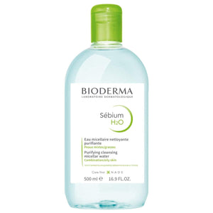 Bioderma Sébium H2O: botella micelar para limpieza suave de piel mixta