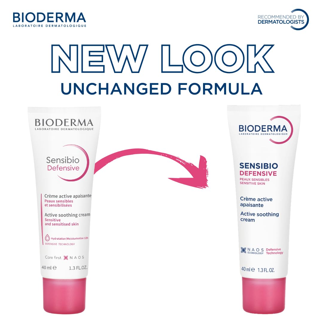 Dispensador ergonómico de Bioderma Sensibio Defensive facilita la rutina.