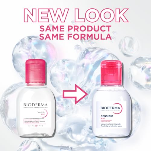 Textura de agua micelar de Bioderma Sensibio H2O para limpieza suave.