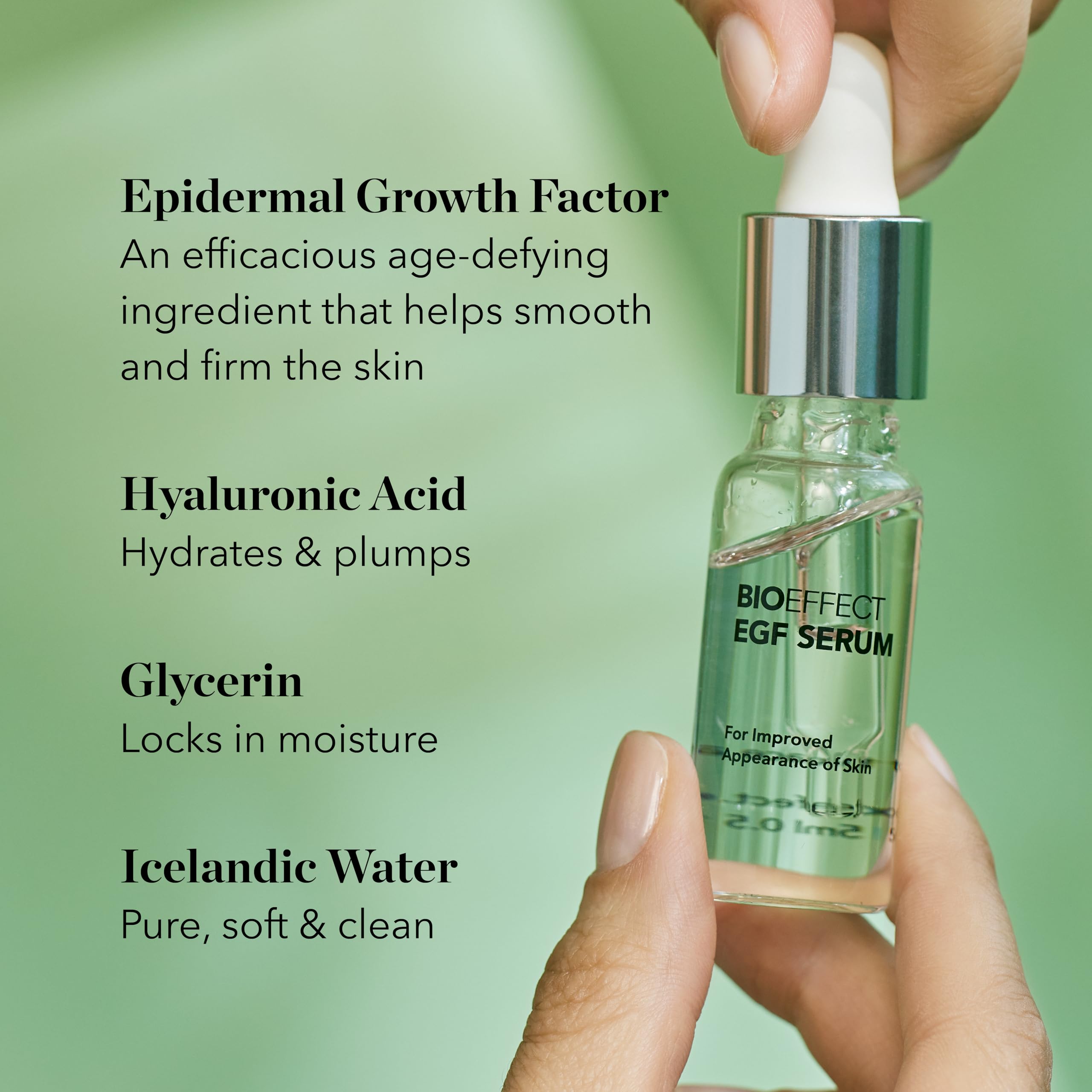 Bioeffect EGF Suero, envase ecológico y sostenible