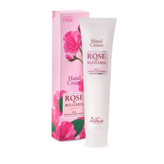 Biofresh Crema de Manos Rosa de Bulgaria, envase 75 ml, hidratación suave.