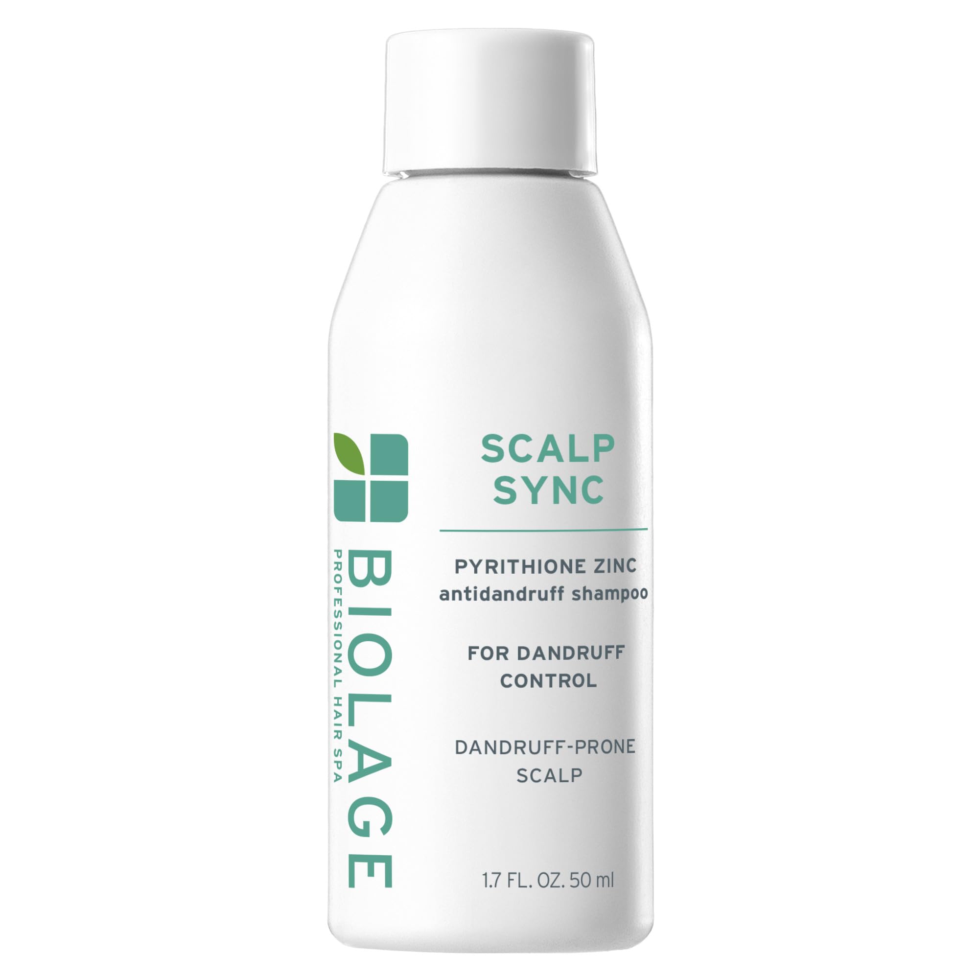 Biolage cuero cabelludo sincronizacion champú anticaspa en botella para uso diario.