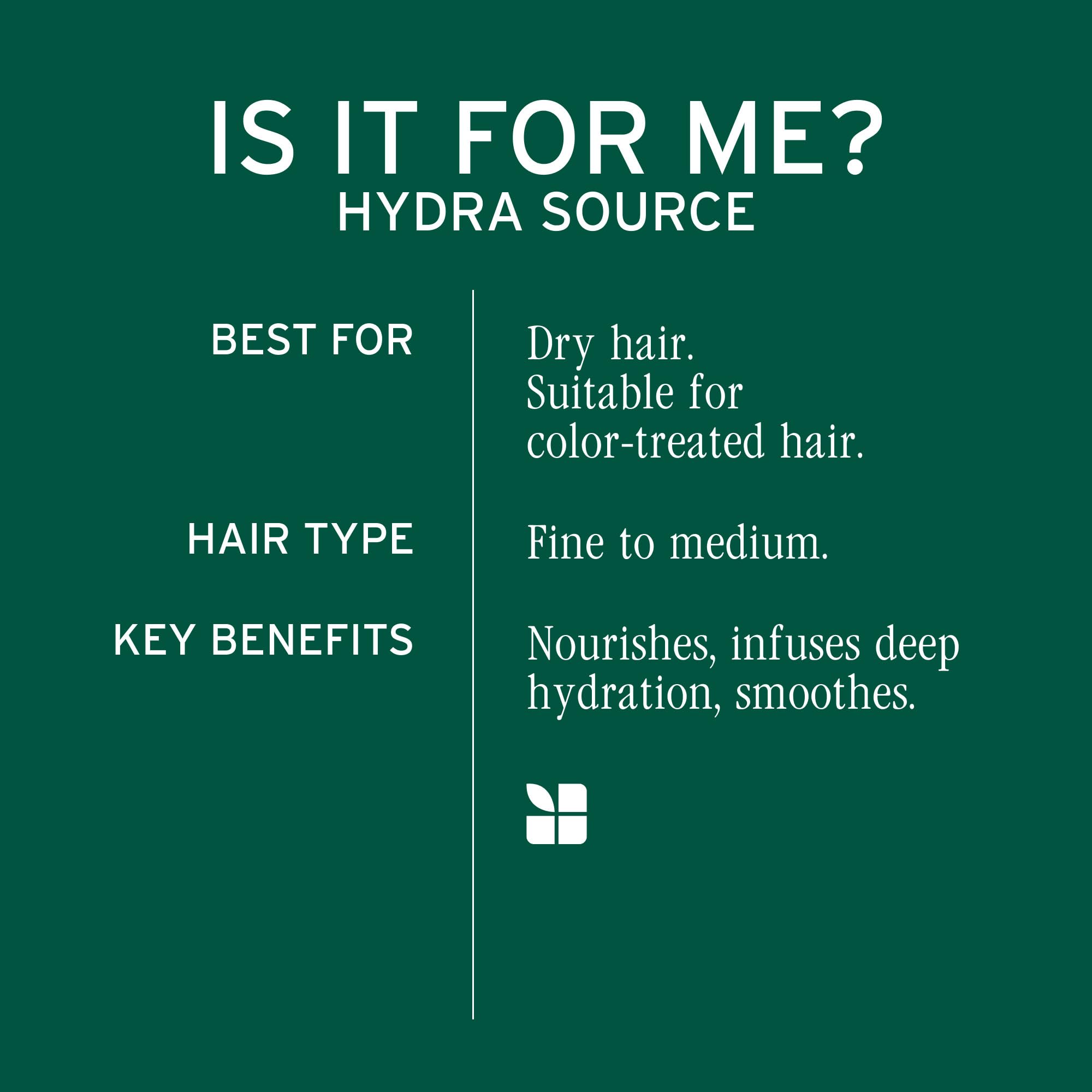 Cabello seco recibe hidratación con Biolage Hydra Source