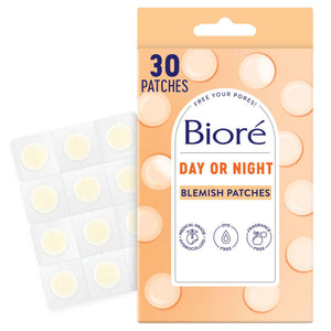 Parche Biore para acné con cobertura de 15 mm, discreto y eficaz.
