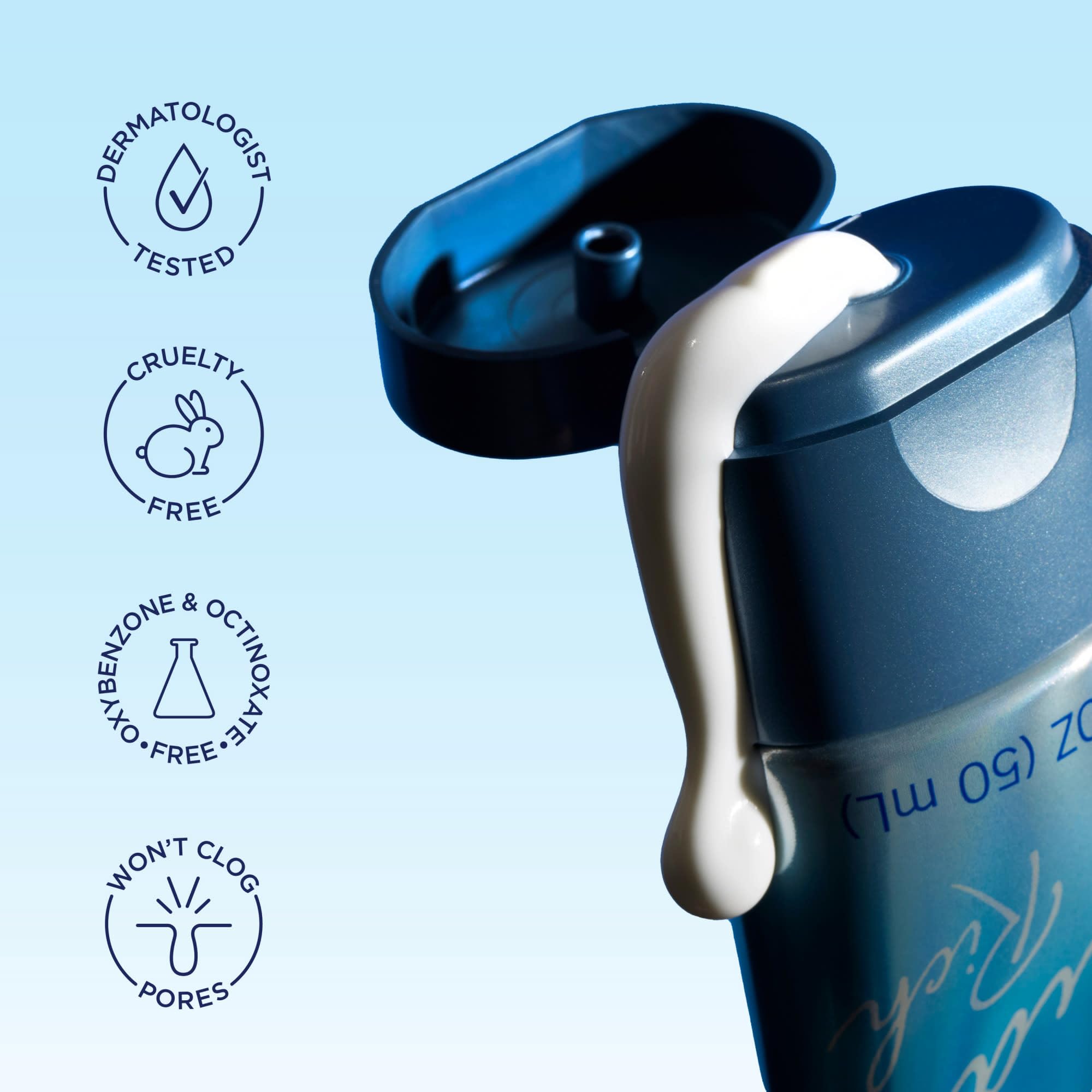 Hidratación con ácido hialurónico en Biore UV Aqua Rich.